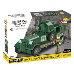 Cobi 2988 Great War Rolls Royce obrněné vozidlo 1:35, 267 k, 1 f