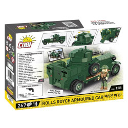 Cobi 2988 Great War Rolls Royce obrněné vozidlo 1:35, 267 k, 1 f