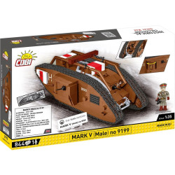 Cobi 2995 Great War Mark V no 9199, 1:35, 844 k, 1 f