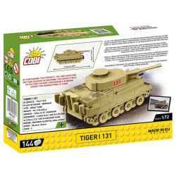 Cobi 3095 II WW Tiger I číslo 131, 1:72, 144 k