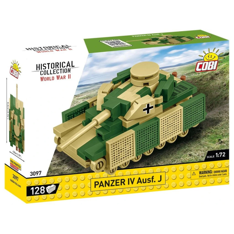 Cobi 3097 II WW Panzer IV Ausf J, 1:72, 128 k