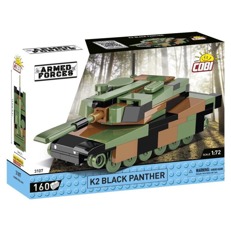 Cobi 3107 Armed Forces K2 Black Panther, 1:72, 160 k