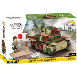 Cobi 3115 II WW Type 95 Ha-Go, 1:35, 380 k, 1 f