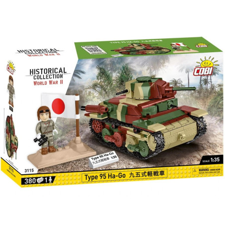 Cobi 3115 II WW Type 95 Ha-Go, 1:35, 380 k, 1 f