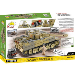 Cobi 3123 II WW Panzer VI Tiger I no 131, 1:35, 898k, 1 f