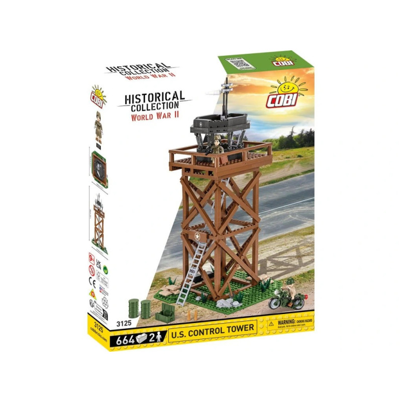 Cobi 3125 II WW U.S. kontrolní věž, 1:35, 664 k, 2 f