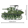 Cobi 3129 II WW M3 Stuart, 1:35, 511 k, 2 f
