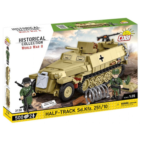 Cobi 3130 II WW Half-Track Sd. Kfz. 25110, 1:35, 500 k, 2 f