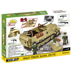 Cobi 3130 II WW Half-Track Sd. Kfz. 25110, 1:35, 500 k, 2 f