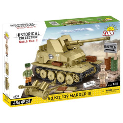Cobi 3131 II WW Sd. Kfz. 139 Marder III, 1:35, 486 k, 2 f