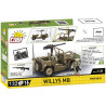Cobi 3133 II WW Willys MB, 1:35, 132 k, 1 f