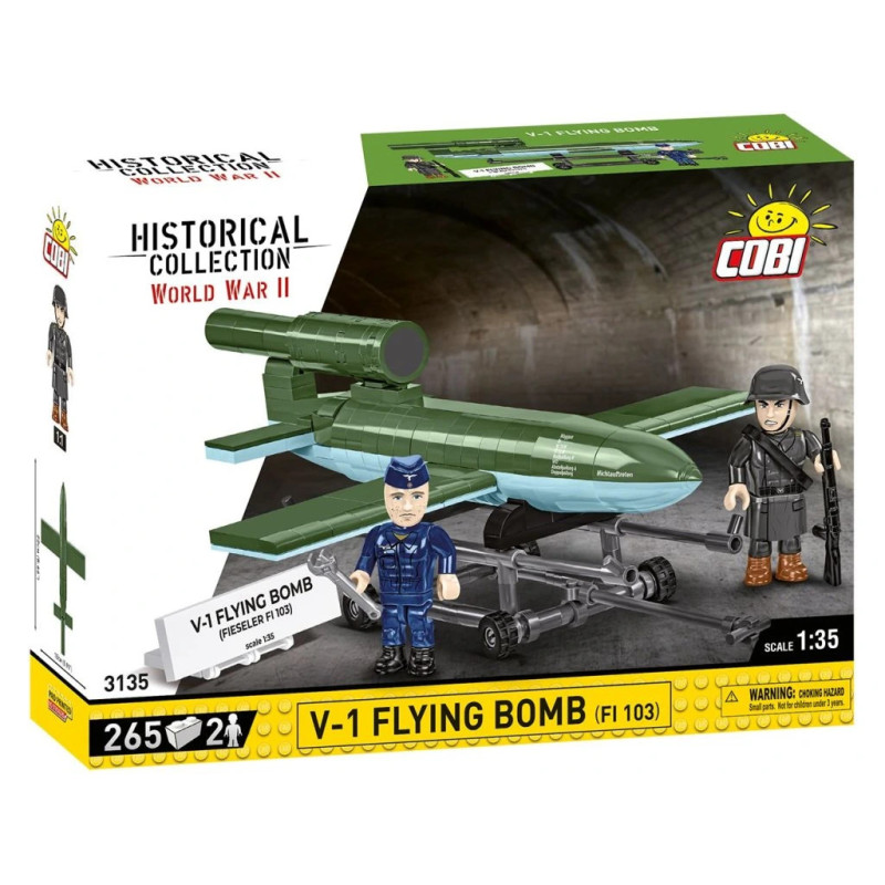 Cobi 3135 II WW V-1 Flying Bomb FI 103, 1:35, 265 k, 2 f