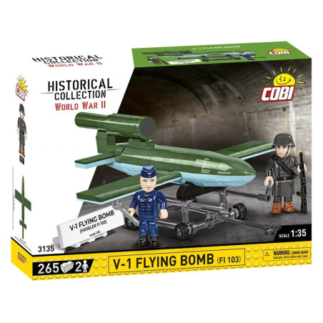 Cobi 3135 II WW V-1 Flying Bomb FI 103, 1:35, 265 k, 2 f