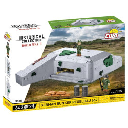 Cobi 3136 II WW Německý bunkr Regelbau 667, 1:35, 642 k, 2 f