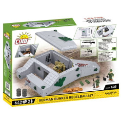 Cobi 3136 II WW Německý bunkr Regelbau 667, 1:35, 642 k, 2 f