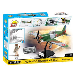 Cobi 5724 II WW Morane-Saulnier MS.406, 1:32, 317 k, 1 f