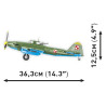 Cobi 5744 II WW IL-2M3 Šturmovik, 1:32, 625 k, 2 f