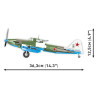 Cobi 5745 II WW Iljušin IL-2 (1943), 1:32, 643 k, 2 f